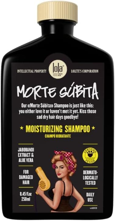 Morte Súbita Shampoo Hidratante 250ml, Lola Cosmetics