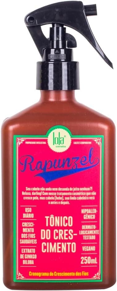 Rapunzel Growth Tônico Capilar 250ml, Lola Cosmetics