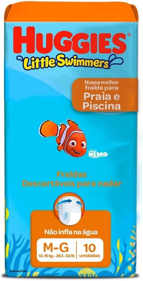 Imagem do produto HUGGIES Fralda Infantil Little Swimmers M/G 10 Unidades Huggies